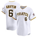 Pittsburgh Pirates #6 Konnor Griffin White AmberGomez Home Limited Jersey