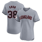 Cleveland Guardians #38 Steven Kwan Player Gray AmberGomez Road Limited Elite Home Stitched Jerseys