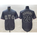 New York Mets #20 Pete Alonso Grey AmberGomez 2024 City Connect Cool Base Stitched Jersey
