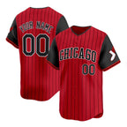 Custom Chicago White Sox Active Player Red Black AmberGomez 2025 City Connect Limited Stitched Jersey