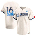 Los Angeles Dodgers #16 Will Smith Player Cream AmberGomez City Connect Limited Home Stitched Jerseys