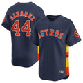 Houston Astros #44 Yordan Alvarez Player Navy AmberGomez Home Limited Stitched Jerseys