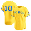 Boston Red Sox #10 Trevor Story Gold AmberGomez City Connect Limited Player Jersey