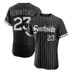 Chicago White Sox #23 Andrew Benintendi Player Black AmberGomez City Connect Limited Elite Home Stitched Jerseys