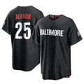 Baltimore Orioles #25 Pete Alonso Player Black AmberGomez City Connect Home Game Stitched Jerseys