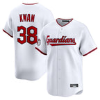 Cleveland Guardians #38 Steven Kwan Player White AmberGomez Limited Home Game Stitched Jerseys