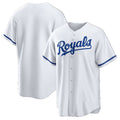 Kansas City Royals White AmberGomez Home Big & Tall Replica Jersey