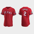 Texas Rangers #2 Marcus Semien Red AmberGomez Flex Base Stitched Jersey