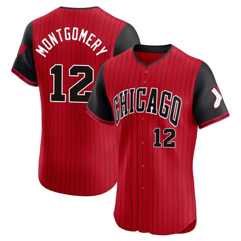 Chicago White Sox #12 Colson Montgomery Player Red AmberGomez City Connect Limited Elite Home Stitched Jerseys