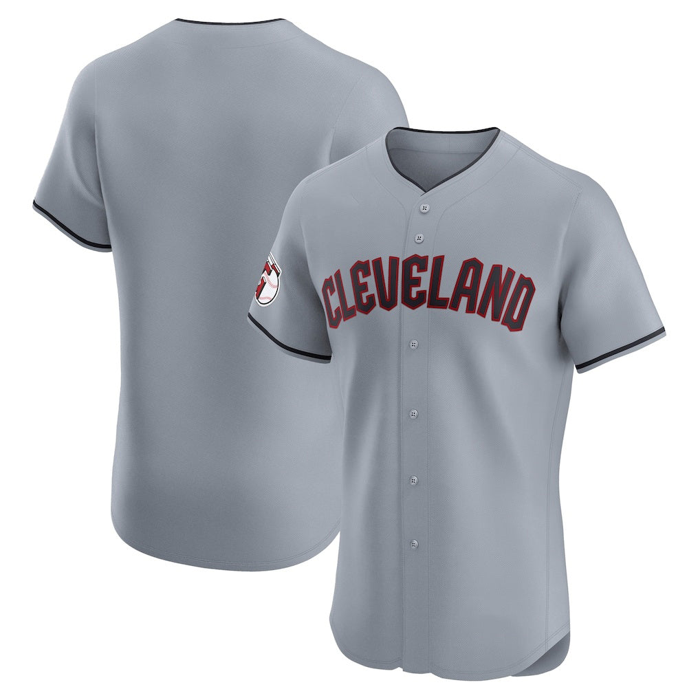 Cleveland Guardians Gray AmberGomez Alternate Vapor Premier Elite Patch Jersey