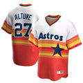 Houston Astros #27 Jose Altuve Player Rainbow Cooperstown Collection AmberGomez T-shirt Stitched Jerseys