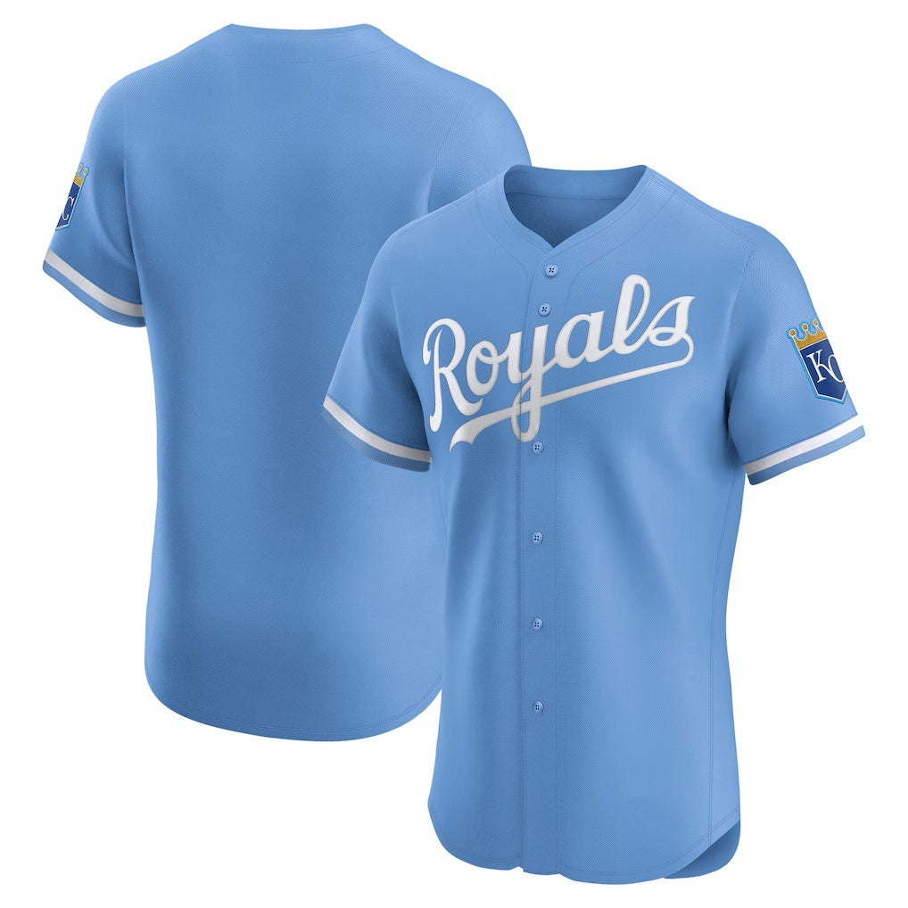 Kansas City Royals Light Blue AmberGomez Alternate Elite Jersey