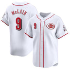 Cincinnati Reds #9 Matt McLain White AmberGomez Home Limited Stitched Jersey