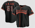 San Francisco Giants #51 Jung Hoo Lee Black AmberGomez 2026 Alternate Stadium Stitched Jersey