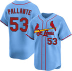St. Louis Cardinals #53 Andre Pallante Blue AmberGomez Alternate Limited Stitched Jersey