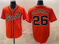 San Francisco Giants #26 Matt Chapman Orange AmberGomez Cool Base Stitched Jersey