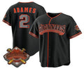 San Francisco Giants #2 Willy Adames Black AmberGomez 2026 Alternate Stadium Stitched Jersey