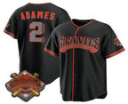 San Francisco Giants #2 Willy Adames Black AmberGomez 2026 Alternate Stadium Stitched Jersey