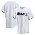 Miami Marlins White AmberGomez Home Replica Team Jersey
