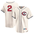 Chicago Cubs #2 Nico Hoerner Player Cream AmberGomez Field of Dreams Limited Home Game Stitched Jerseys