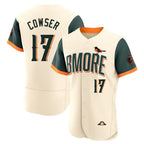 Baltimore Orioles #17 Colton Cowser Player Cream AmberGomez 2026 City Connect Limited Elite Home Game Stitched Jerseys
