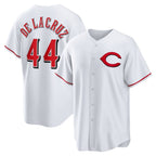 Cincinnati Reds #44 Elly De La Cruz White AmberGomez Alternate 2 Replica Jersey