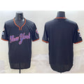 New York Mets Blank Black AmberGomez 2025 Spring Training Stitched Jersey