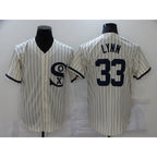 Chicago White Sox #33 Lance Lynn 2021 Cream AmberGomez Field of Dreams Name Cool Base Stitched Jersey