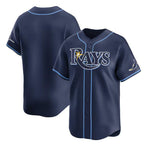 Tampa Bay Rays Blank Navy AmberGomez Away Limited Stitched Jersey