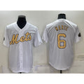New York Mets #6 Starling Marte White AmberGomez 2022 All Star Stitched Cool Base Jersey