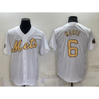 New York Mets #6 Starling Marte White AmberGomez 2022 All Star Stitched Cool Base Jersey