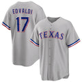 Texas Rangers #17 Nathan Eovaldi Gray AmberGomez Cool Base Stitched Jersey