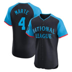 Arizona Diamondbacks #4 Ketel Marte Player Black AmberGomez National League All-Star Limited Elite Home Game Stitched Jerseys