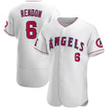 Los Angeles Angels #6 Anthony Rendon White AmberGomez Authentic Player Jersey