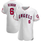 Los Angeles Angels #6 Anthony Rendon White AmberGomez Authentic Player Jersey