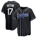 Los Angeles Dodgers #17 Shohei Ohtani 2026 Black AmberGomez Out Stitched Jersey