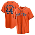 Houston Astros #44 Yordan ¨¢lvarez Orange AmberGomez Alternate Replica Player Jersey