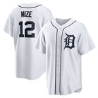Detroit Tigers #12 Casey Mize White AmberGomez Home Replica Jersey