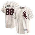 Chicago White Sox #88 Luis Robert Jr Player Cream AmberGomez Cooperstown Collection Limited Home Stitched Jerseys