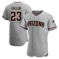 Arizona Diamondbacks #23 Zac Gallen Player Gray AmberGomez Road Limited Elite Home Game Stitched Jerseys