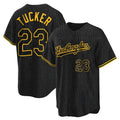 Los Angeles Dodgers #23 Kyle Tucker Player Black Gold AmberGomez Limited Home Stitched Jerseys