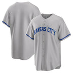 Kansas City Royals Gray AmberGomez Road Replica Team Jersey
