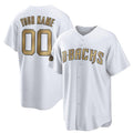 Custom Arizona Diamondbacks Active Player White AmberGomez 2022 All-Star Cool Base Stitched Jersey