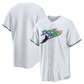 Tampa Bay Rays White AmberGomez Home Replica Team Jersey
