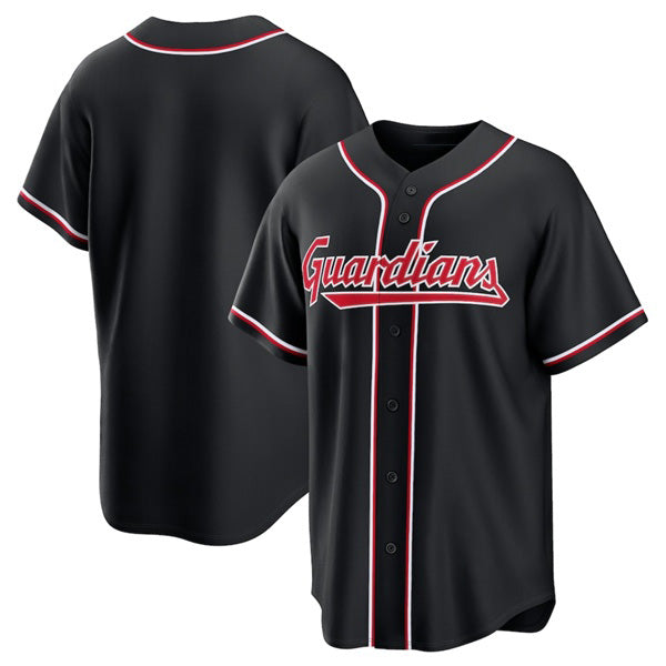 Cleveland Guardians Blank 2026 Black AmberGomez Out Stitched Jersey