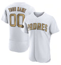 Custom San Diego Padres Active Player White AmberGomez 2022 All-Star Flex Base Stitched Jersey
