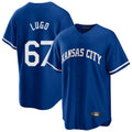 Kansas City Royals #67 Seth Lugo Player Royal AmberGomez Game Home Stitched Jerseys