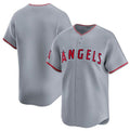 Los Angeles Angels Blank Gray AmberGomez Away Limited Stitched Jersey