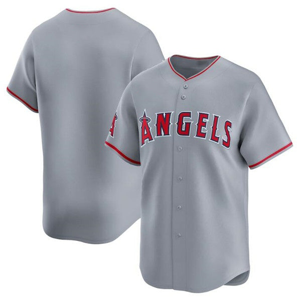 Los Angeles Angels Blank Gray AmberGomez Away Limited Stitched Jersey