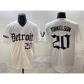 Detroit Tigers #20 Spencer Torkelson White AmberGomez 'Motor Gothic Edition' Vapor Premier Limited Stitched Jersey